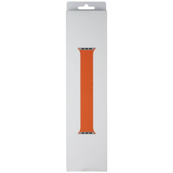 Apple 41mm Braided Solo Loop for Apple Watch 42/41/40mm - Bright Orange / Size 2