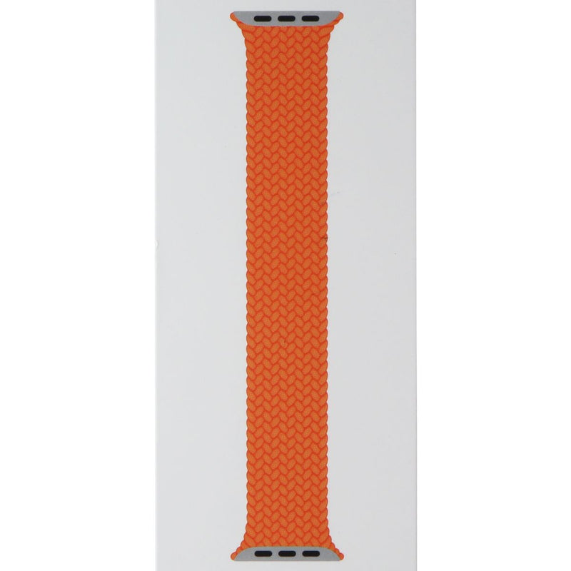 Apple 41mm Braided Solo Loop for Apple Watch 42/41/40mm - Bright Orange / Size 2