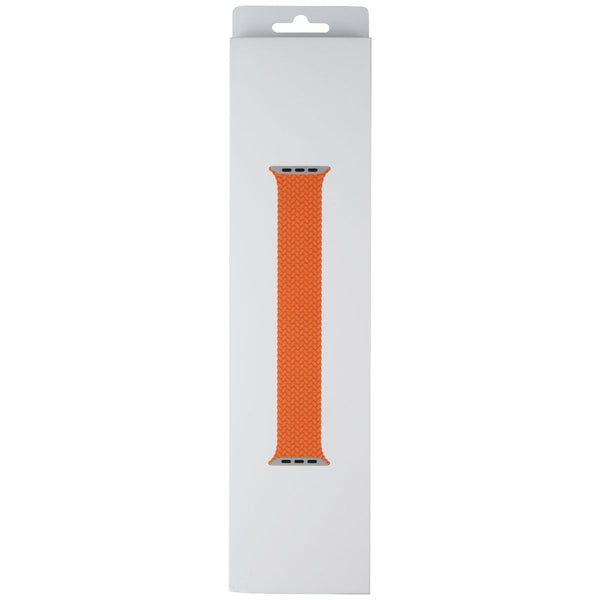 Apple 45mm Braided Solo Loop for Apple Watch 49/46/45/44mm Bright Orange Size 3