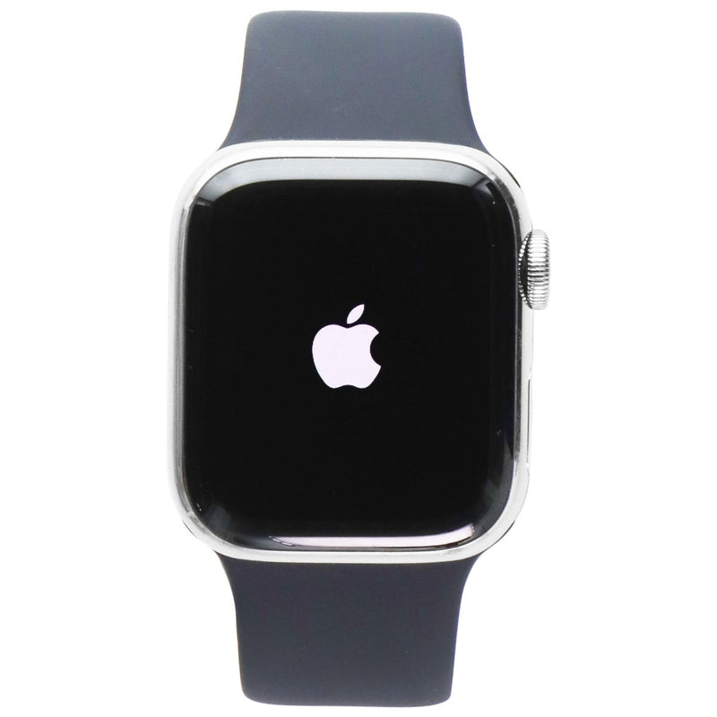 Apple Watch Series 8 (41mm) A2772 GPS + LTE - Silver SS/Midnight Sport Band M/L
