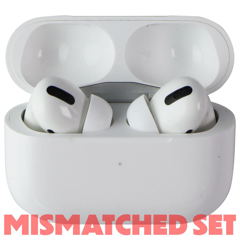 Apple AirPods Pro 1st Gen Earbuds with Qi Charging Case - White MISMATCHED*