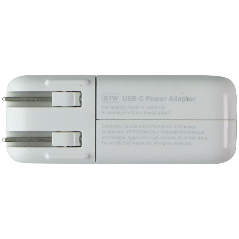 Apple 61W USB Power Adapter with 2m USB-C to USB-C Cable & Power Cord - White