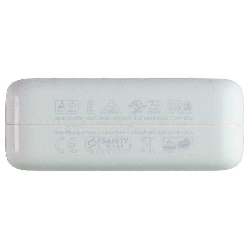 Apple 61W USB Power Adapter with 2m USB-C to USB-C Cable & Power Cord - White