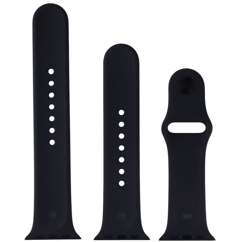 Apple Watch Sport Band 40mm (for 40mm & 38mm Cases) with S/M & M/L Strap - Black