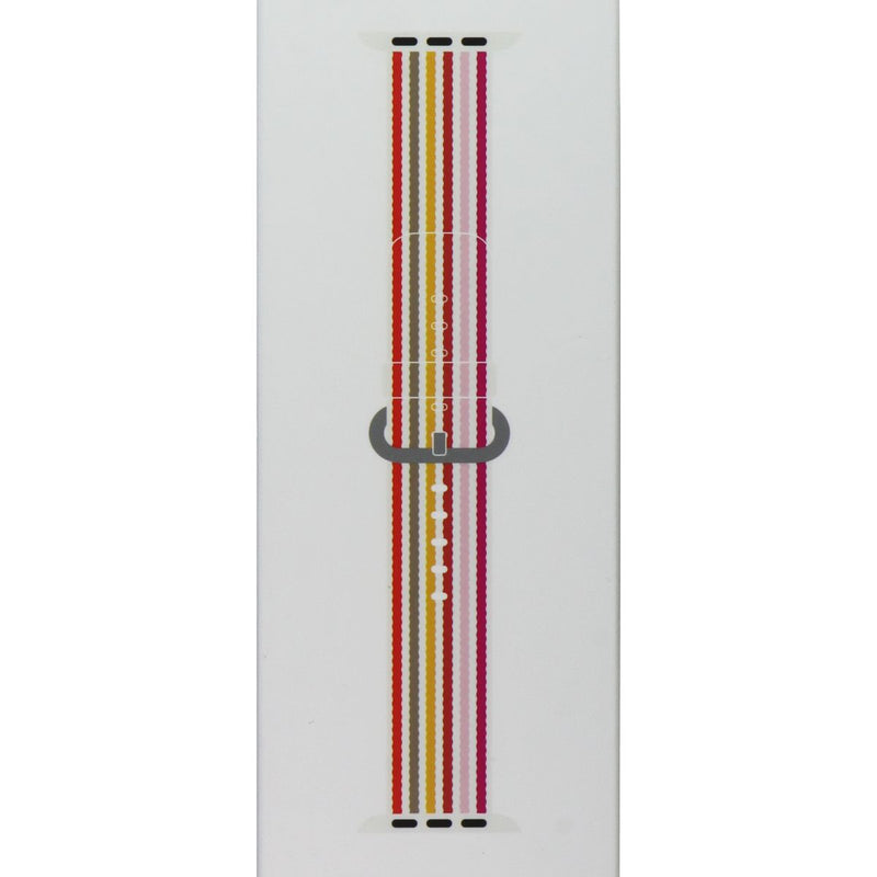 Apple 38mm Woven Nylon Band for 38mm and 40mm Apple Watches - Pink Stripe
