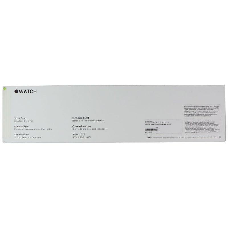 Apple (40mm) Sport Band for Apple Watch All Series 38/40/41mm - Capri blue