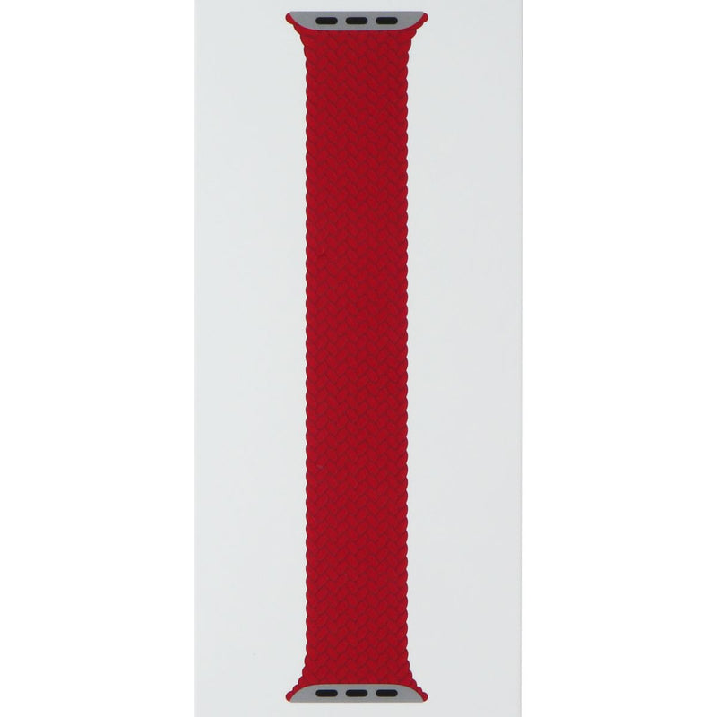 Apple 45mm Braided Solo Loop for Apple Watch 49/46/45/44mm - (PRODUCT)Red/Size 7