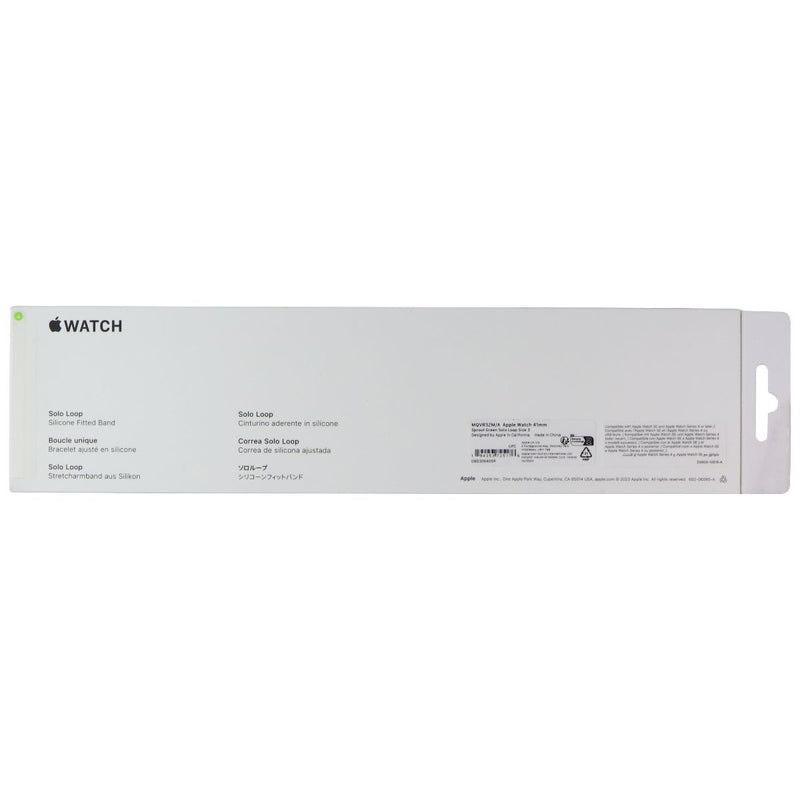 Apple 41mm Solo Loop for Apple Watch 42/41/40mm - Sprout Green / Size 3