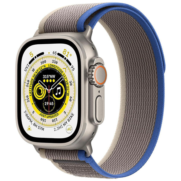 Apple Watch Ultra 49mm Titanium A2622 GPS + LTE Blue & Gray Trail Loop (S/M)