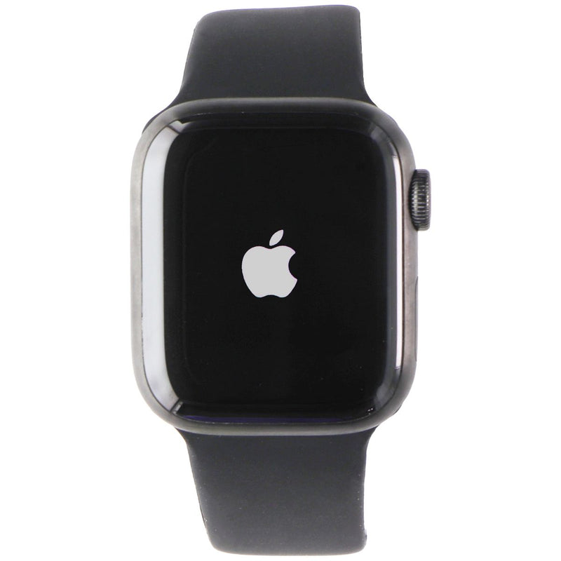 Apple Watch Series 7 (GPS+LTE) A2476 - 41mm Space Black Titanium/BLK Sport Band