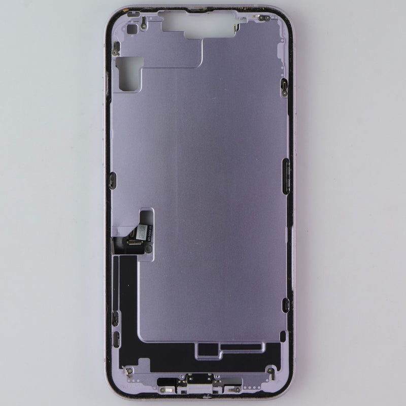 Repair Part OEM Pull Mid Frame Housing for Apple iPhone 14 Plus - Purple