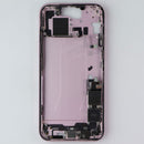 Repair Part OEM Pull Housing Frame w/Small Parts for Apple iPhone 15 Plus - Pink