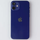 Repair Part - Back Glass with Frame for Apple iPhone 12 Mini - Blue with Logo