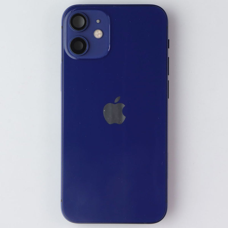 Repair Part - Back Glass with Frame for Apple iPhone 12 Mini - Blue with Logo