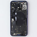 Repair Part - Back Glass with Frame for Apple iPhone 12 Mini - Blue with Logo