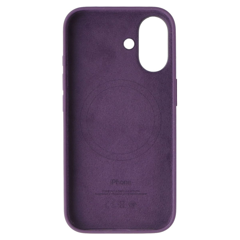 Apple Silicone Case for MagSafe with Camera Control for Apple iPhone 16 - Plum