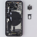 Repair Part OEM Pull Frame with Small Parts for Apple iPhone 12 Mini - Black