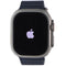 Apple Watch Ultra 49mm Titanium A2622 GPS + LTE - Midnight Ocean Band, One Size