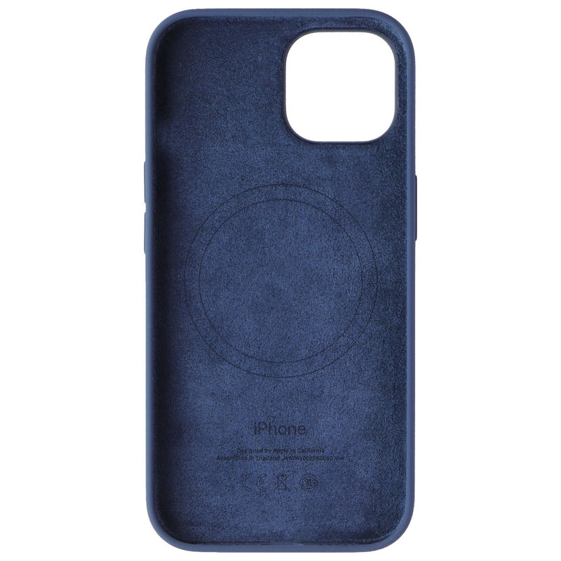 Apple Official Silicone Case for MagSafe for iPhone 15 - Storm Blue
