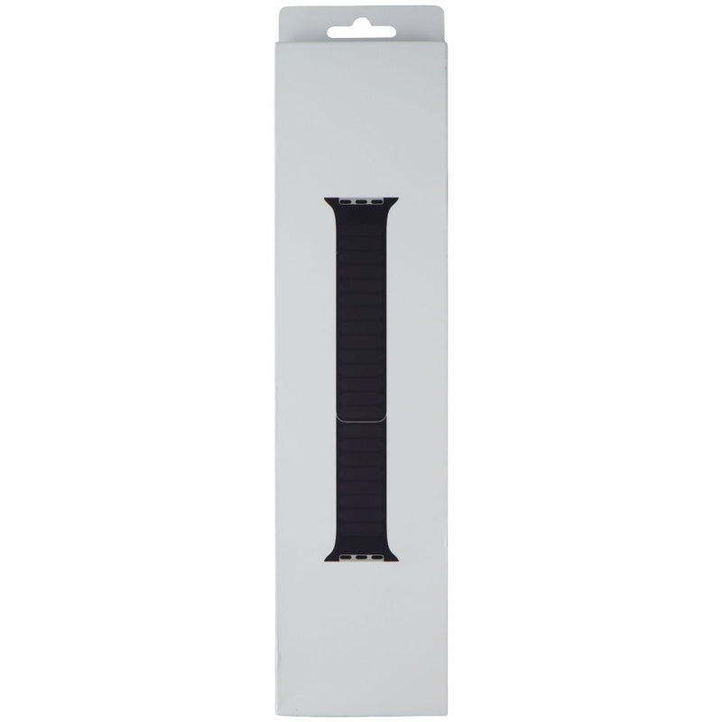 Apple (45mm) Leather Link Watch Band for 49/46/45/44mm Cases - Ink - M/L