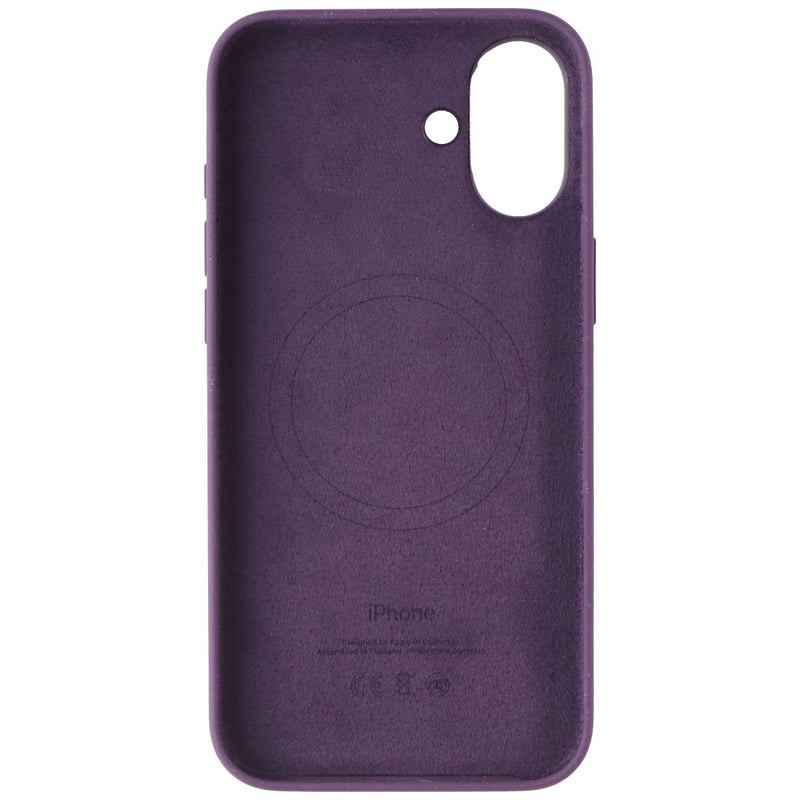 Apple Official Silicone Case for MagSafe for Apple iPhone 16 Plus - Plum