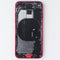 Repair Part - Back Glass + Housing OEM Pull for iPhone SE (2nd Gen) - Red