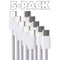 Apple (5 Pack) of 60W (3.3-Ft) USB-C Cables for iPhone 15, iPads, and MacBooks