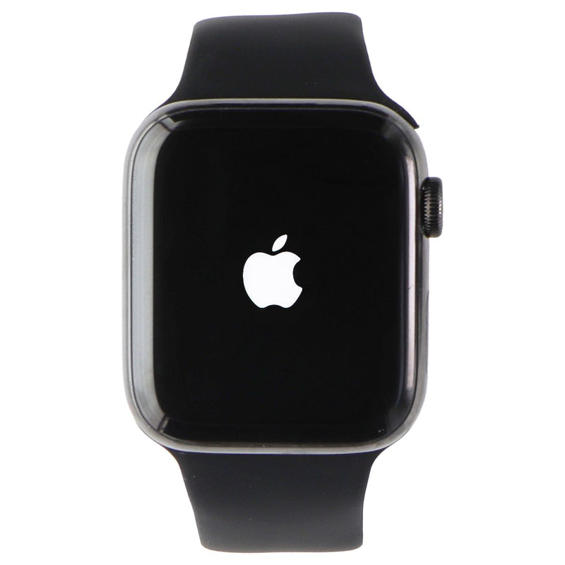 Apple Watch Series 6 (GPS + LTE) A2294 44mm Graphite Stainless Steel/Blk Sp Band