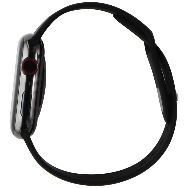 Apple Watch Series 6 (GPS + LTE) A2294 44mm Graphite Stainless Steel/Blk Sp Band