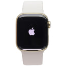 Apple Watch Series 9 (GPS + LTE) A2982 - 41mm Gold SS/Starlight Sport Band (S/M)