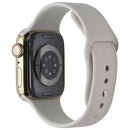 Apple Watch Series 9 (GPS + LTE) A2982 - 41mm Gold SS/Starlight Sport Band (S/M)