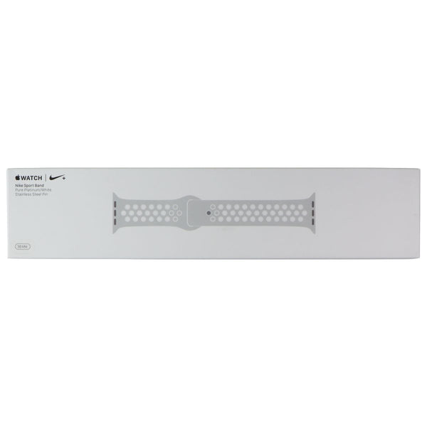 Apple 38mm Nike+ Sport Band for Apple Watch 41/40/38mm - Pure Platinum/White