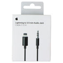 Apple Official 1.2M Lightning 8-Pin to 3.5mm Audio Jack Cable - Black MR2C2AM/A