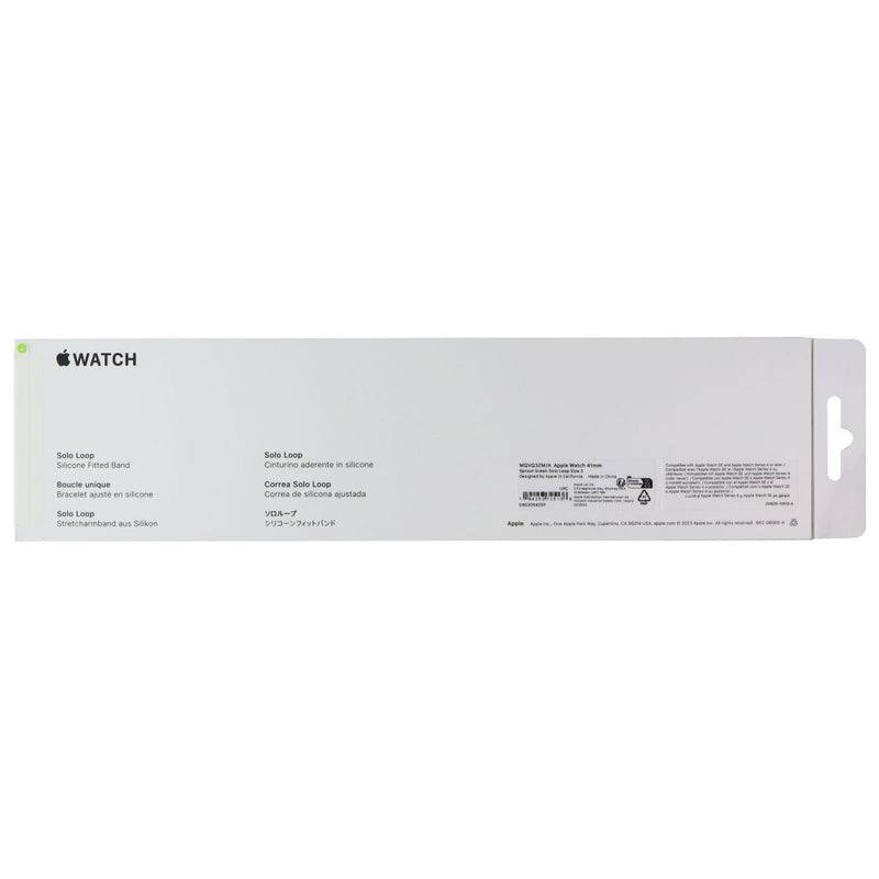 Apple 41mm Solo Loop for Apple Watch 42/41/40mm - Sprout Green / Size 2