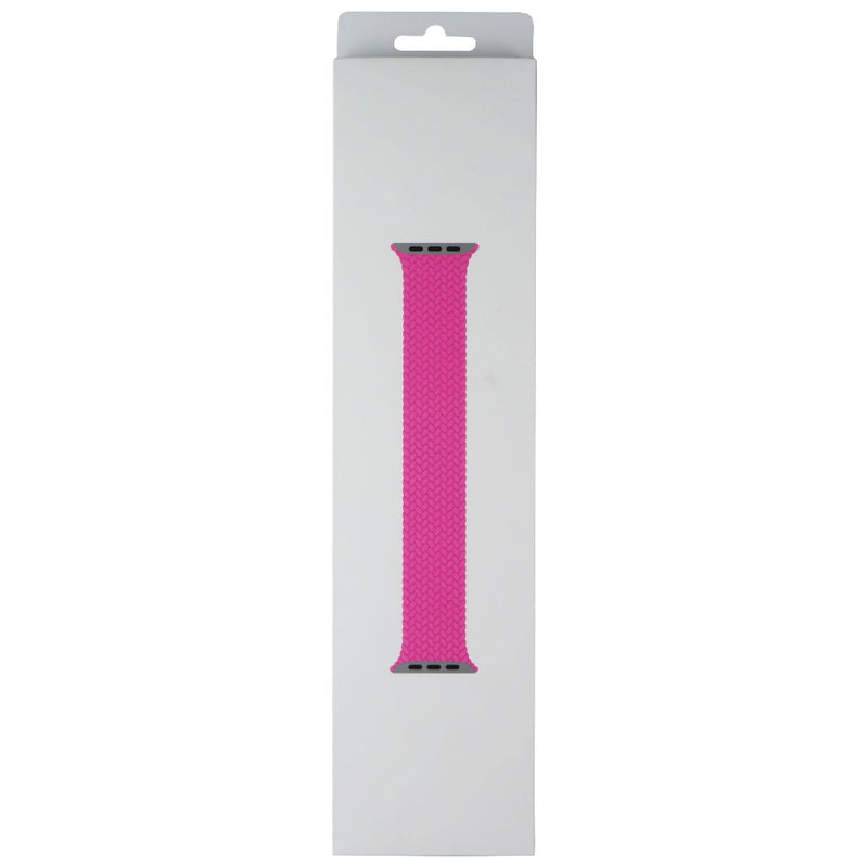 Apple 41mm Braided Solo Loop for Apple Watch 42/41/40mm - Flamingo / Size 4
