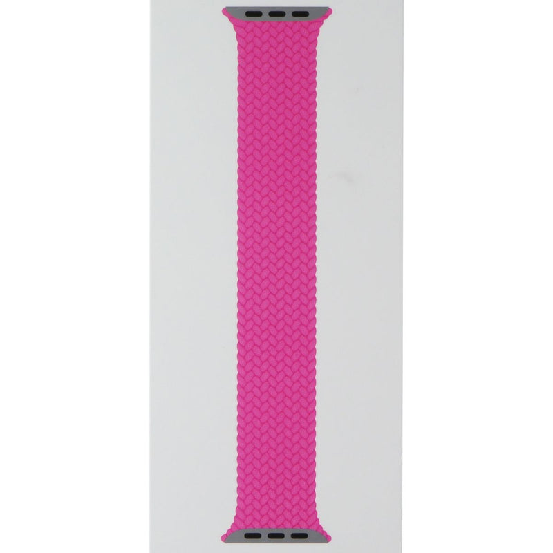 Apple 41mm Braided Solo Loop for Apple Watch 42/41/40mm - Flamingo / Size 4