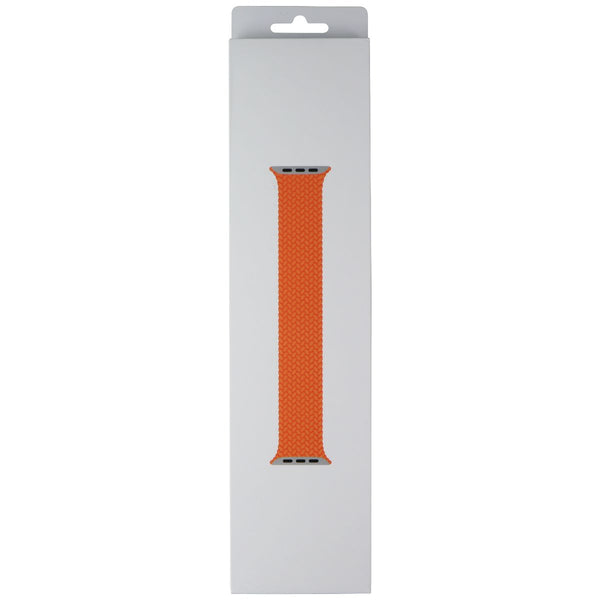 Apple 45mm Braided Solo Loop for Apple Watch 49/46/45/44mm Bright Orange/Size 6