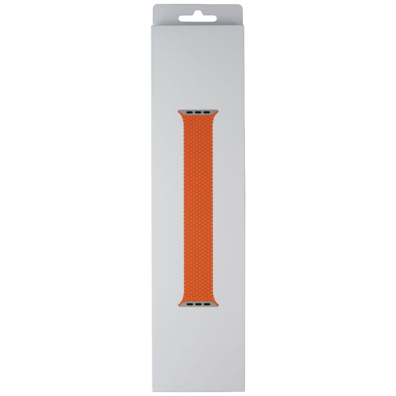 Apple 45mm Braided Solo Loop for Apple Watch 49/46/45/44mm Bright Orange/Size 6