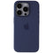 Apple Silicone Case for MagSafe for Apple iPhone 15 Pro Smartphones - Storm Blue
