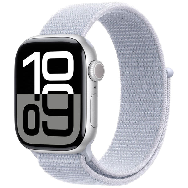 Apple Watch Series 10 (GPS+LTE, 42mm) - Silver AL/Cloud Blue Sport Loop - A3001