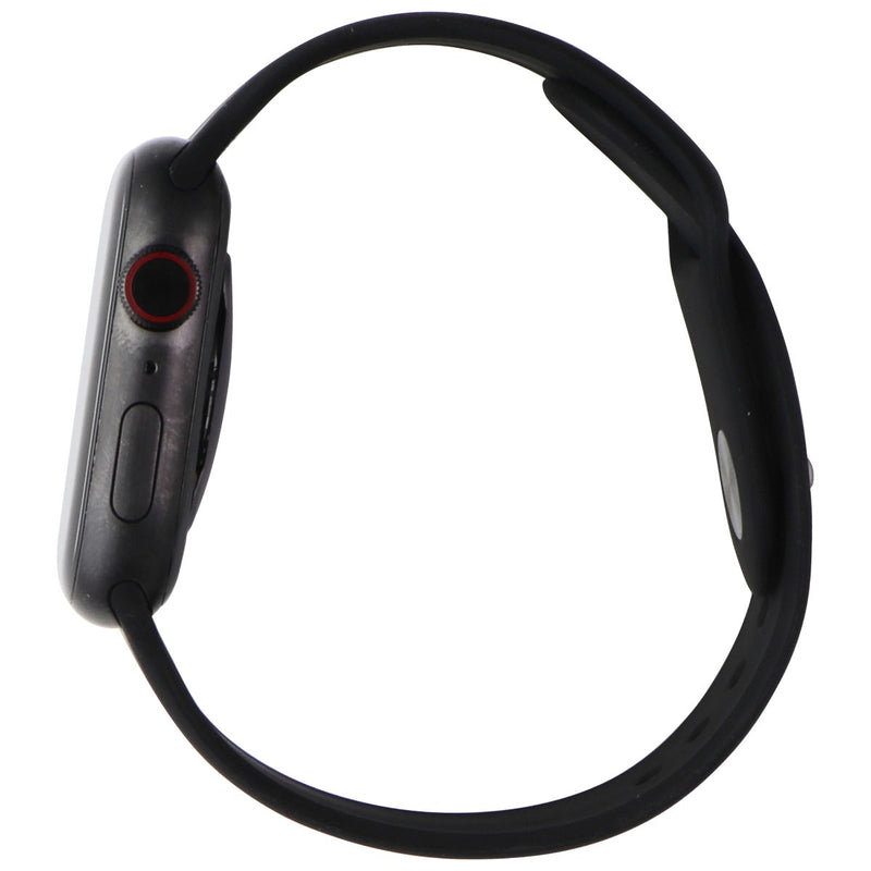 Apple Watch Series 7 (A2478) (GPS+LTE) 45mm -Space BLK Titanium/Black Sport Band