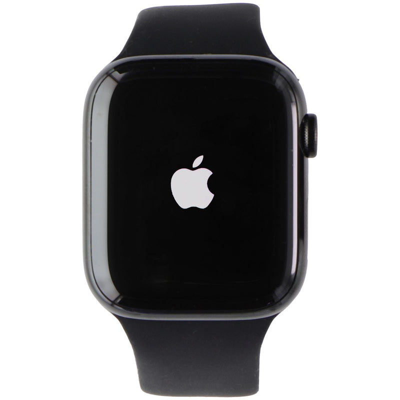 Apple Watch HERMES Series 7 (GPS + LTE) A2477 45mm Space Blk SS/Black Sp Band
