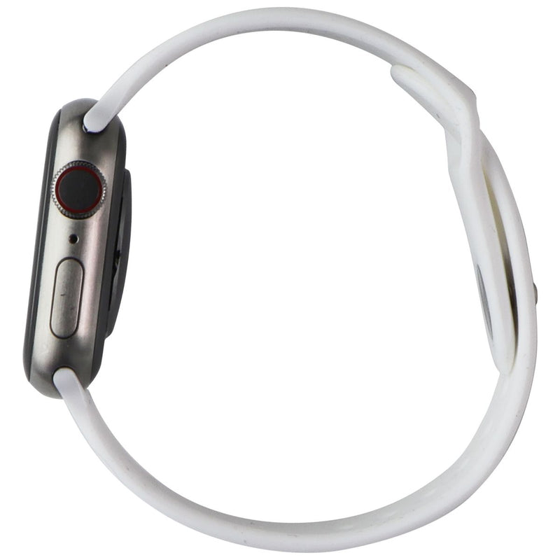 Apple Watch Series 7 (GPS + LTE) A2476 (41mm) Titanium / White Sp Band