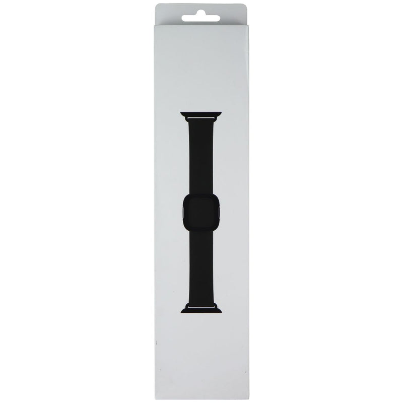 Apple (40mm) Leather Band w/ Modern Buckle for Apple Watch - Black - Small