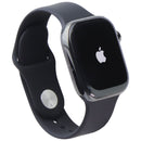 Apple Watch Series 10 (GPS + LTE, 42mm) - Slate Ti/Black Sp Band S/M - A3001