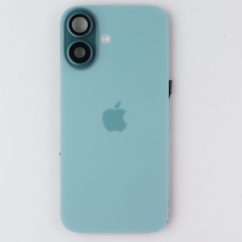 Repair Part - OEM Pull Back Glass for Apple iPhone 16 - Teal (w/ Logo)