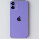 Repair Part - Back Glass with Frame for Apple iPhone 12 Mini - Purple with Logo