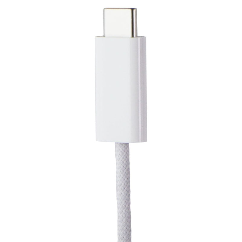 Apple Watch Magnetic Fast Charger to USB-C 1M A2515B Braided Cable - White
