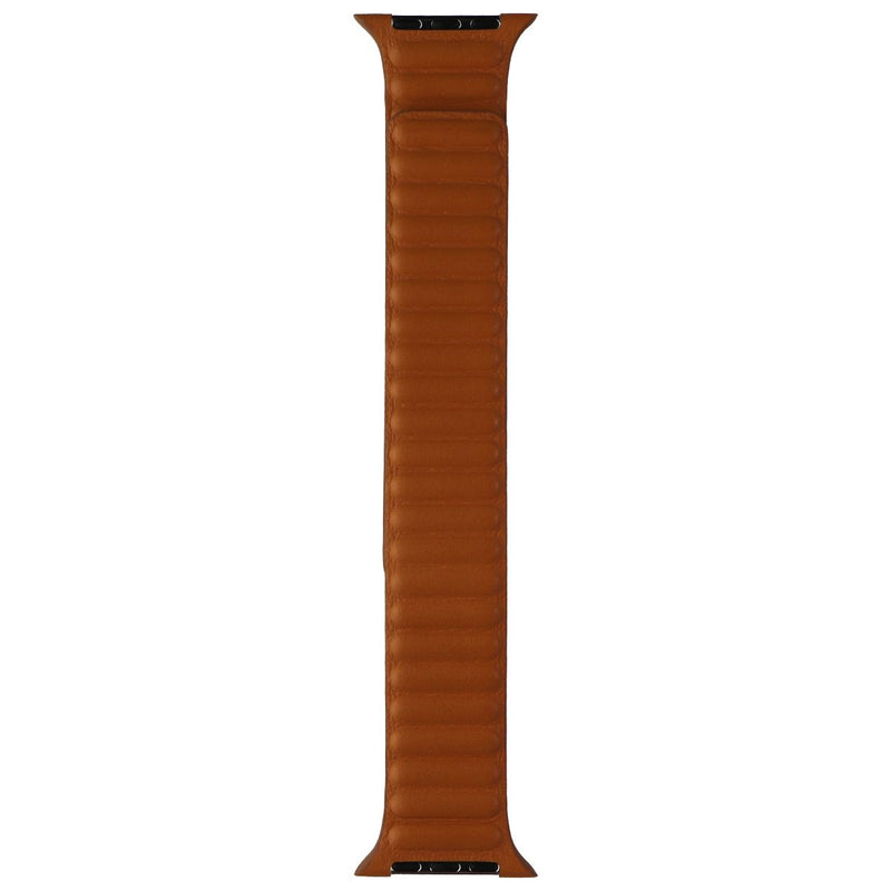 Apple (45mm) Leather Link Watch Band for 49/46/45/44mm Cases - Golden Brown M/L