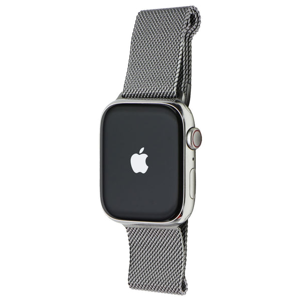 Apple Watch Series 7 (GPS + LTE) A2477 (45mm) Silver SS/Silver Milanese Loop